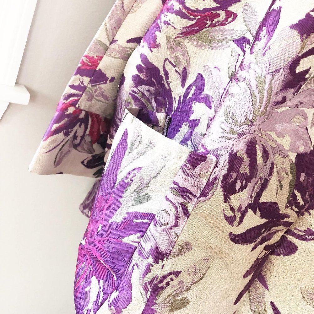 NEW Heidi Daus Pink & Purple Shimmer Jacket Blazer - Picture 3 of 9